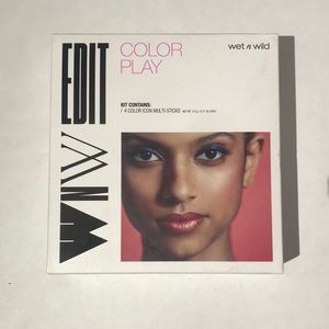 Wet N Wild Color Play Kit Icon Multi-Sticks eyeliner Blue Lah Lah Born to Flirt